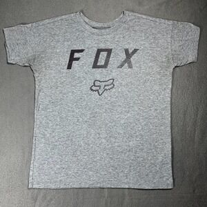 Fox Racing Graphic Tee Born From Dirt Logo Short Sleeve T-Shirt XS Racing gray‎